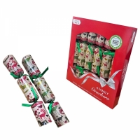 Pachet cadou pentru familie, 6 Crackers cu reni, RMS 1351187-RENI